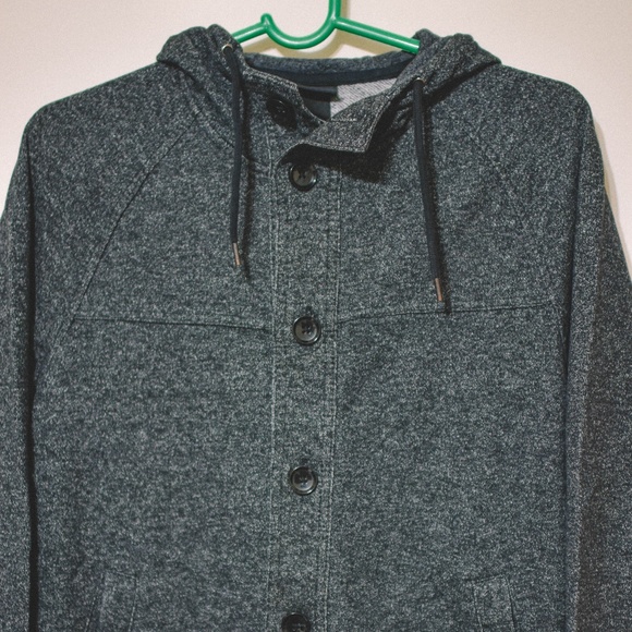 🤝 H&M Button-Down Hooded Sweater 🤝 - Picture 1 of 2